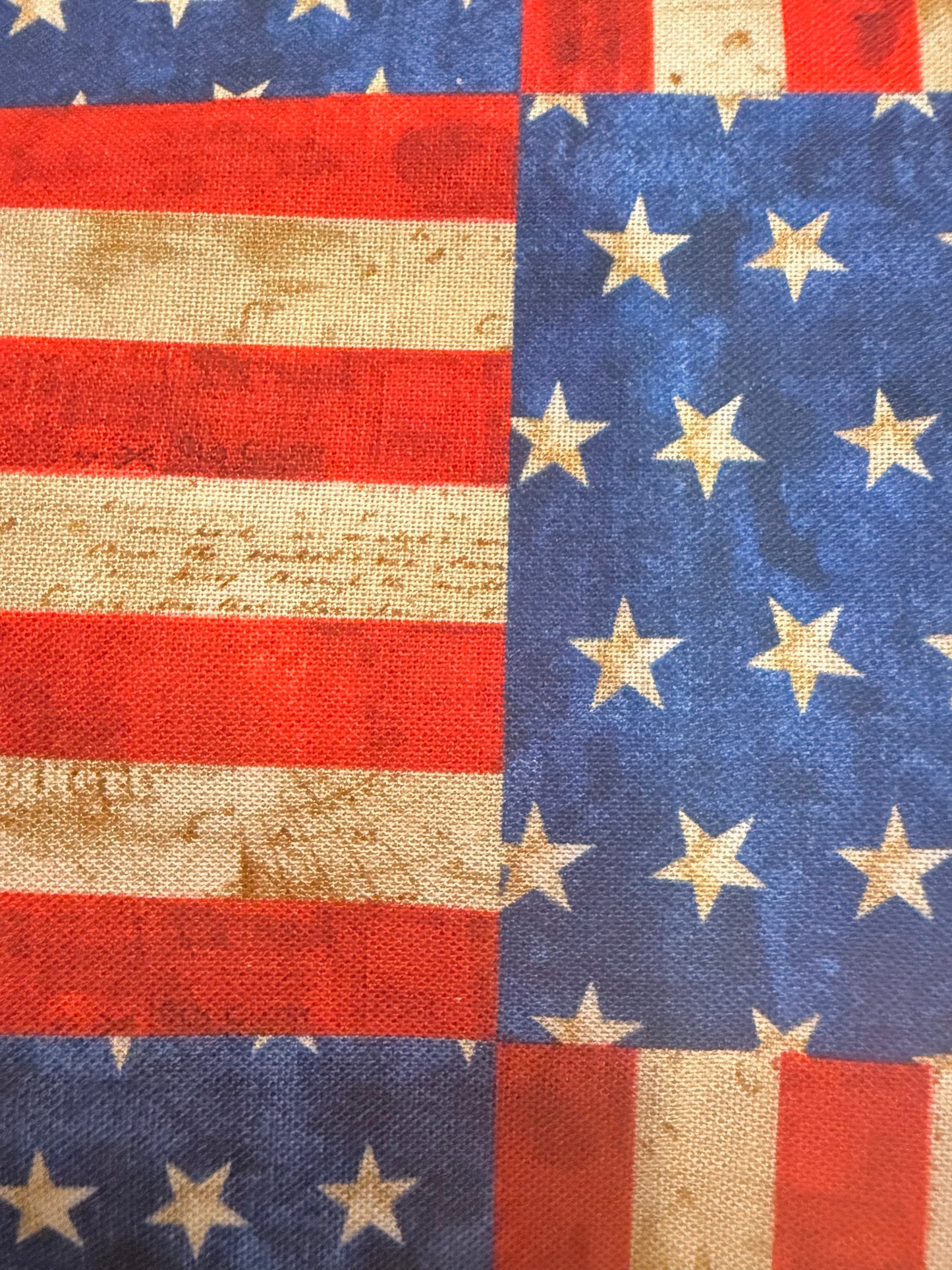 Rustic America Flag Snap On Bandana