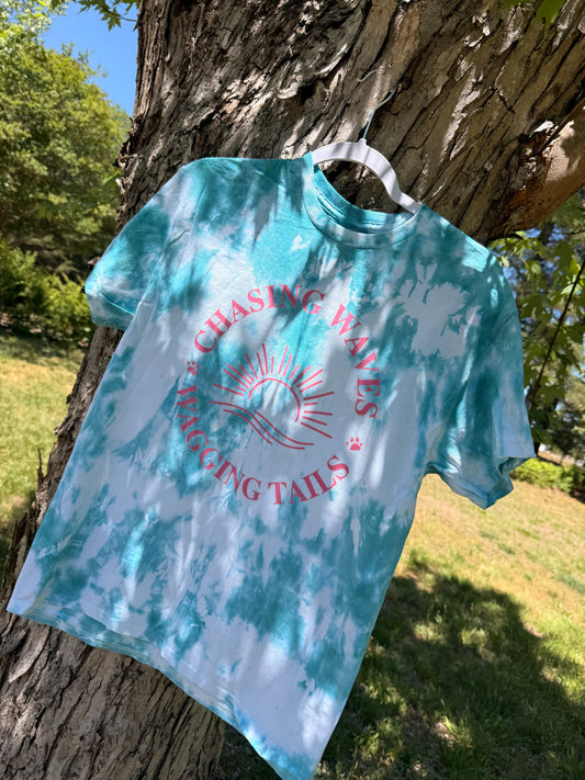Chasing Waves, Wagging Tails Tee