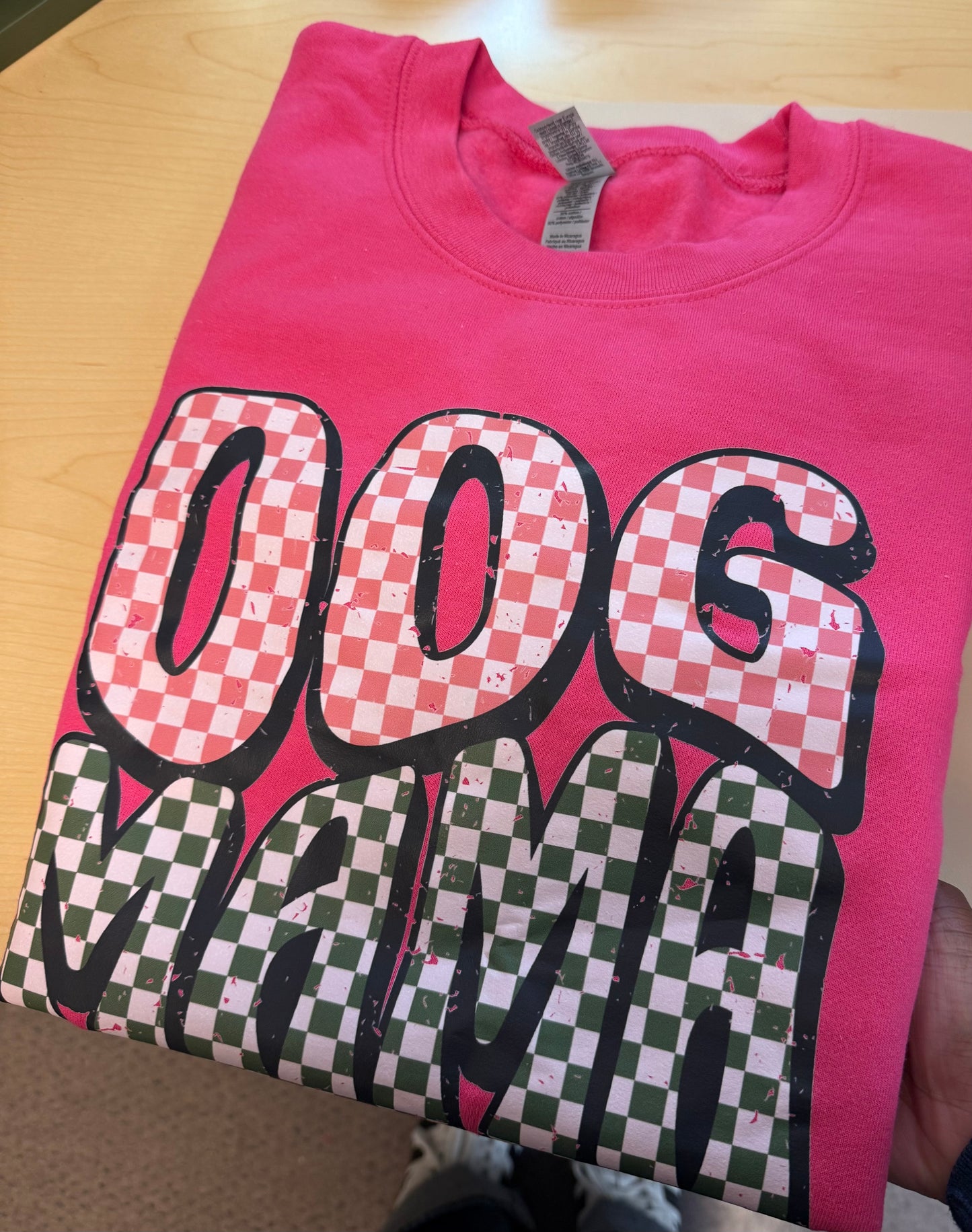 CHECKERED DOG MAMA