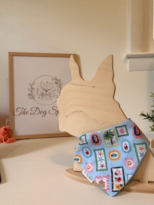 Seaside Stamps Dog Bandana