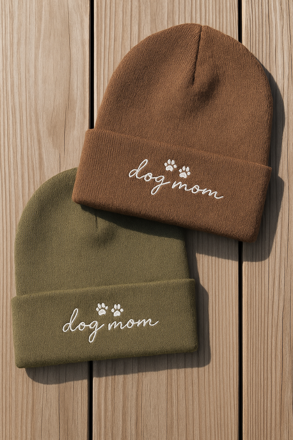 Dog Mom Beanies - Cozy, Cute & Made for Dog Lovers