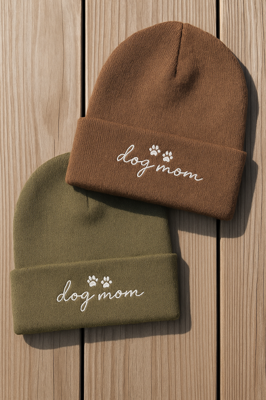 Dog Mom Beanies - Cozy, Cute & Made for Dog Lovers