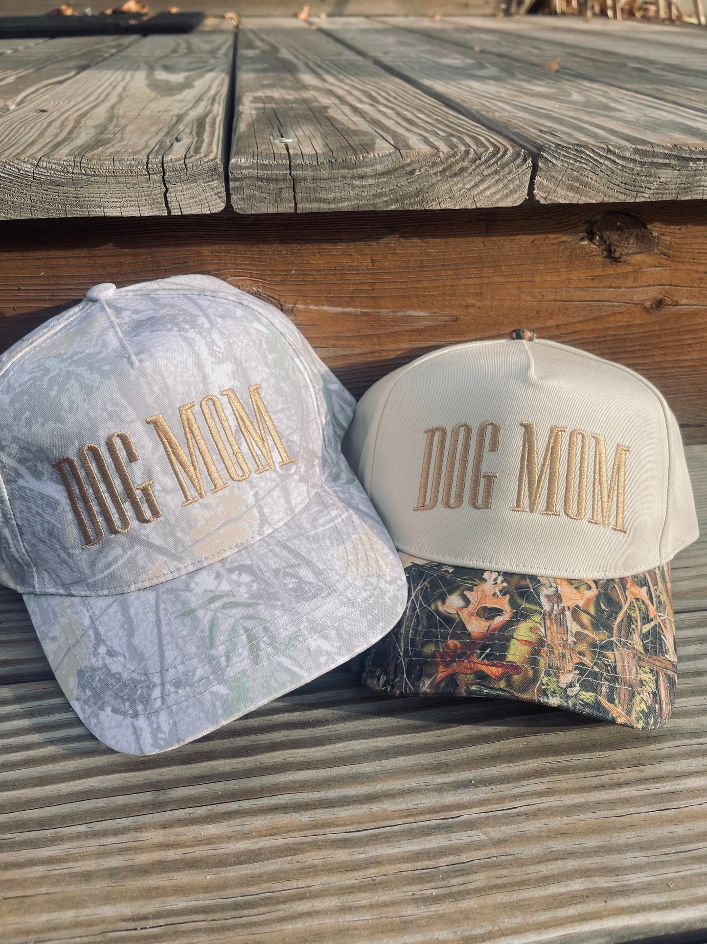 Dog Mom Camo Baseball Cap
