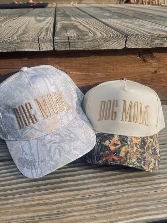 Dog Mom Camo Baseball Cap