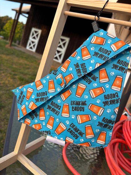 Drinking Buddy Snap On Bandana