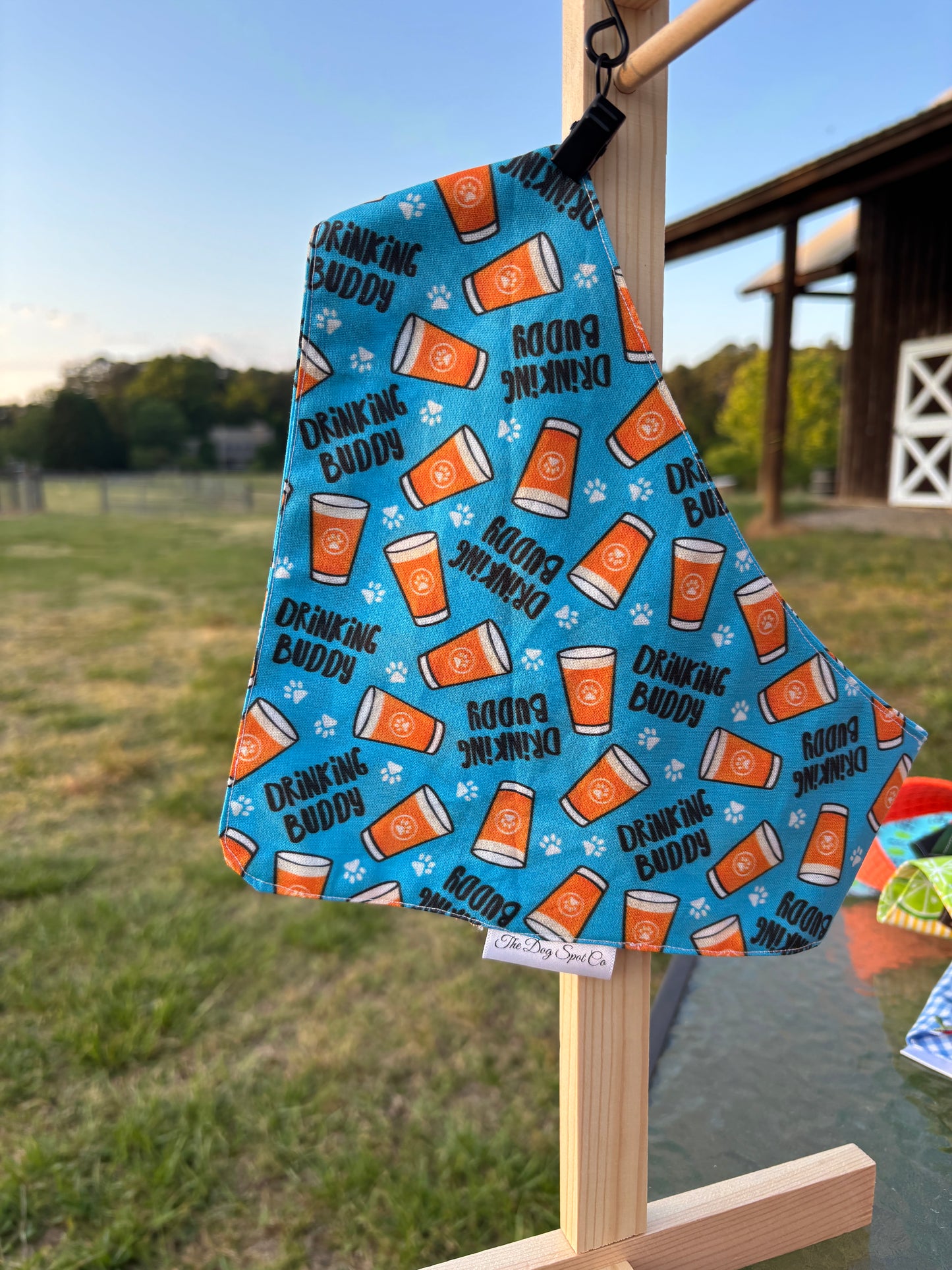Drinking Buddy Snap On Bandana